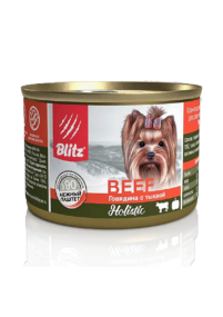 Blitz Holistic «Говядина с тыквой» консервированный корм для собак мелких пород всех возрастов