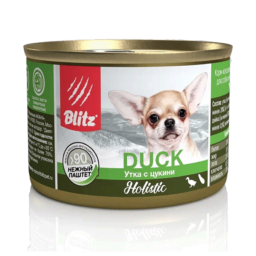 Blitz Holistic «Утка с цукини» консервированный корм для собак мелких пород всех возрастов