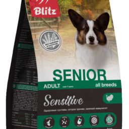 Blitz Sensitive Senior сухой корм для собак всех пород старше 7 лет