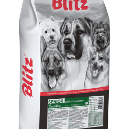Blitz Sensitive Senior сухой корм для собак всех пород старше 7 лет