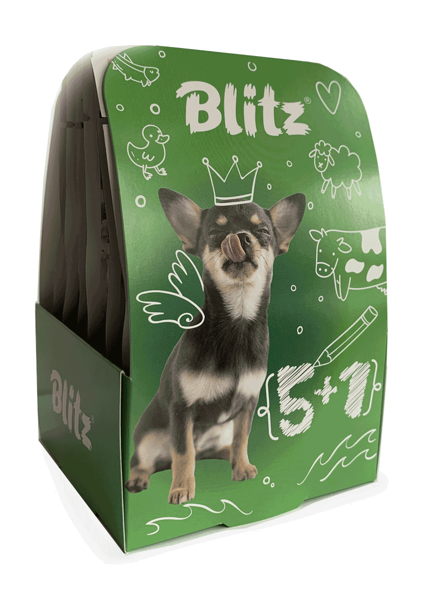 Blitz Holistic Ассорти 5 + 1 набор влажных кормов для собак без курицы и зерна