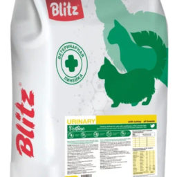 Blitz Vetline Urinary сухой полнорационный диетический корм для кошек мочекаменной болезни струвитного типа