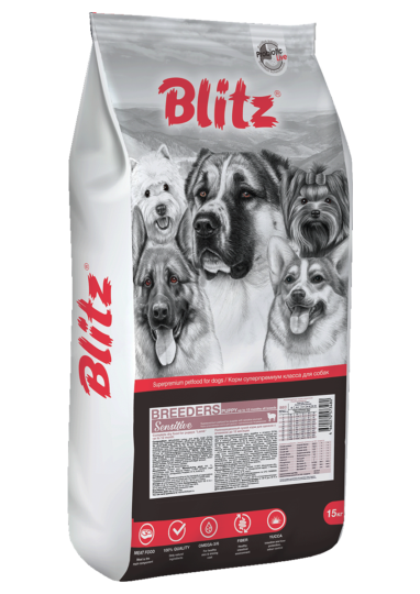 Blitz Breeders ЯГНЁНОК — сухой корм для щенков всех пород