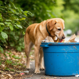 Как отучить собаку подбирать еду на прогулке?