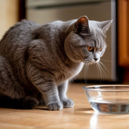 Почему кошка не хочет пить воду?!