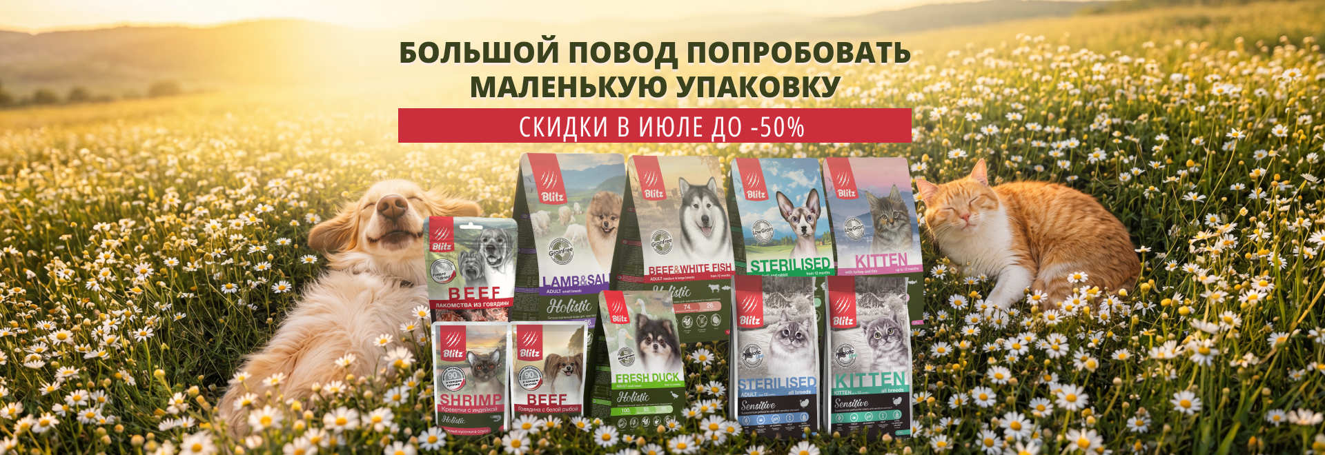 Большие скидки в Июле